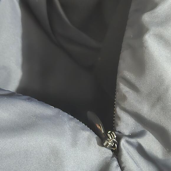 ADD Puffer Jacket Funnel Neck Black Goose Down Short Padded Puffy Winter Coat 8 - Picture 12 of 16